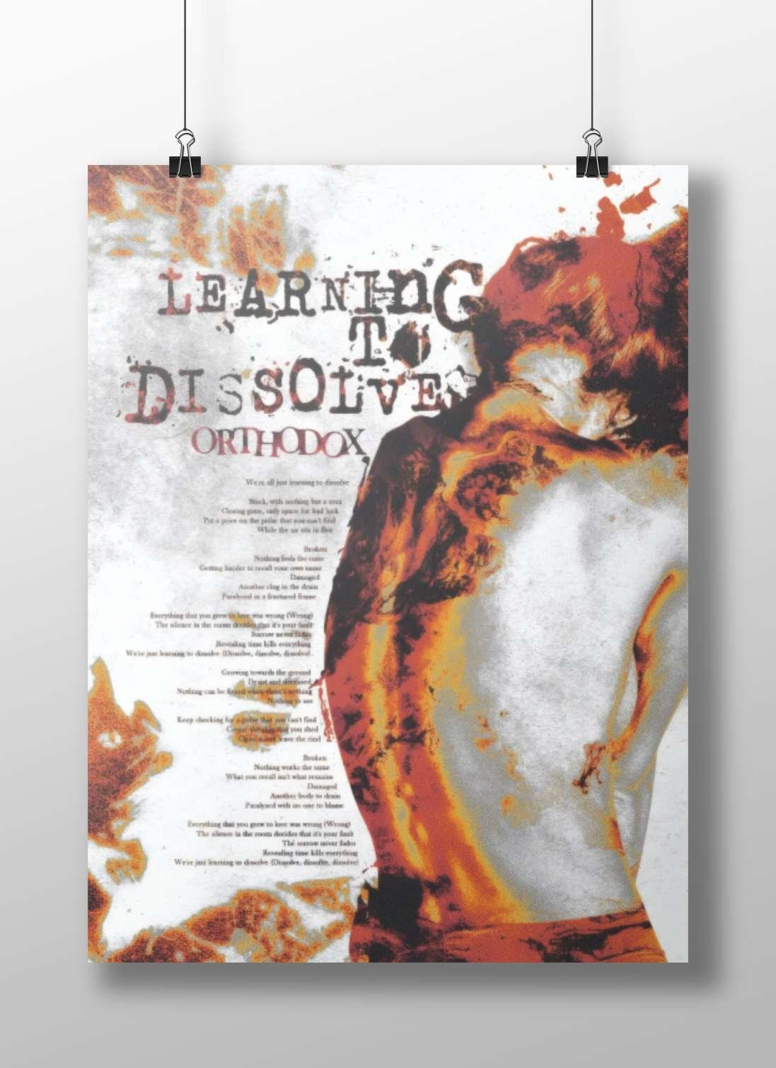 LEARNING TO DISSOLVE ORTHODOX Main Subject: LEARNING TO DISSOLVE ORTHODOX Matte BoizzBoard rigid print — Art wall art India