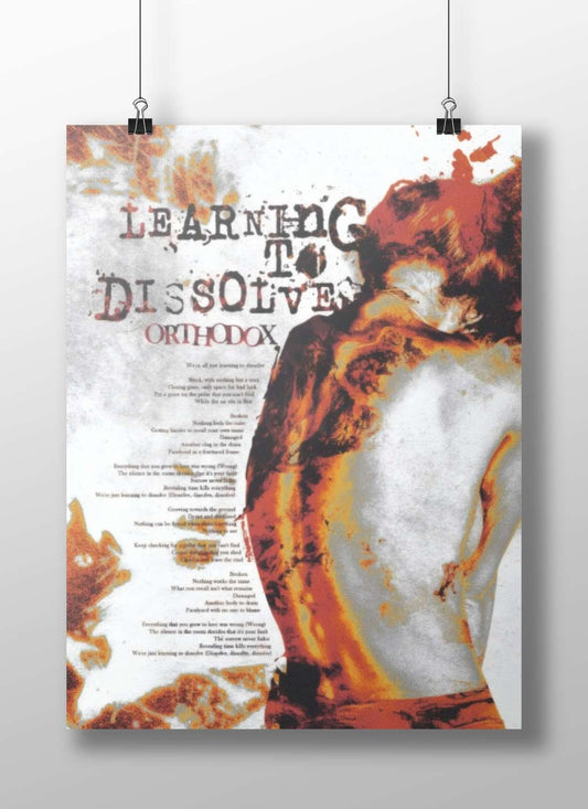 LEARNING TO DISSOLVE ORTHODOX Main Subject: LEARNING TO DISSOLVE ORTHODOX Matte BoizzBoard rigid print — Art wall art India