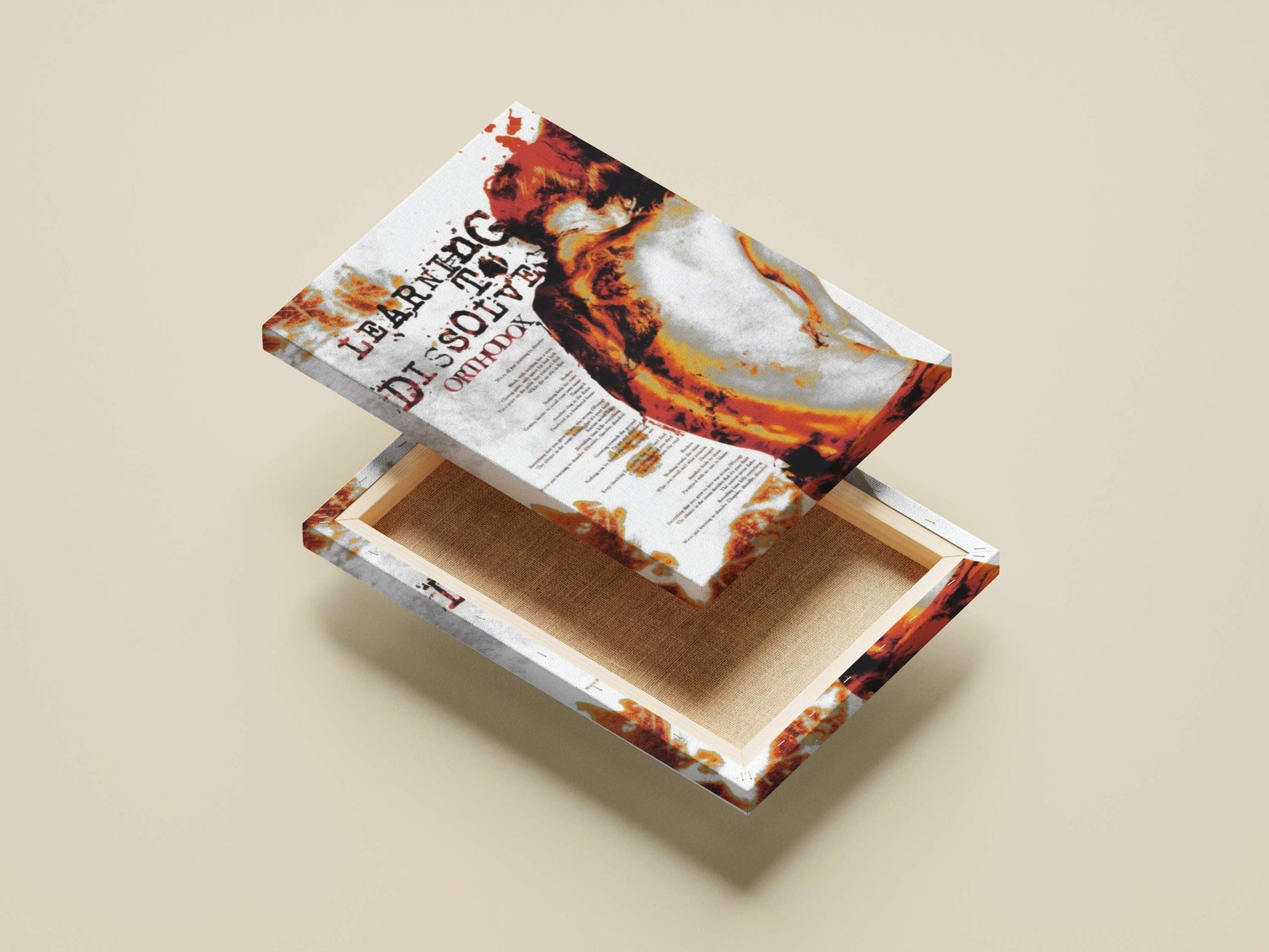 LEARNING TO DISSOLVE ORTHODOX Main Subject: LEARNING TO DISSOLVE ORTHODOX Canvas wall art — Art wall art India | PosterBoizz