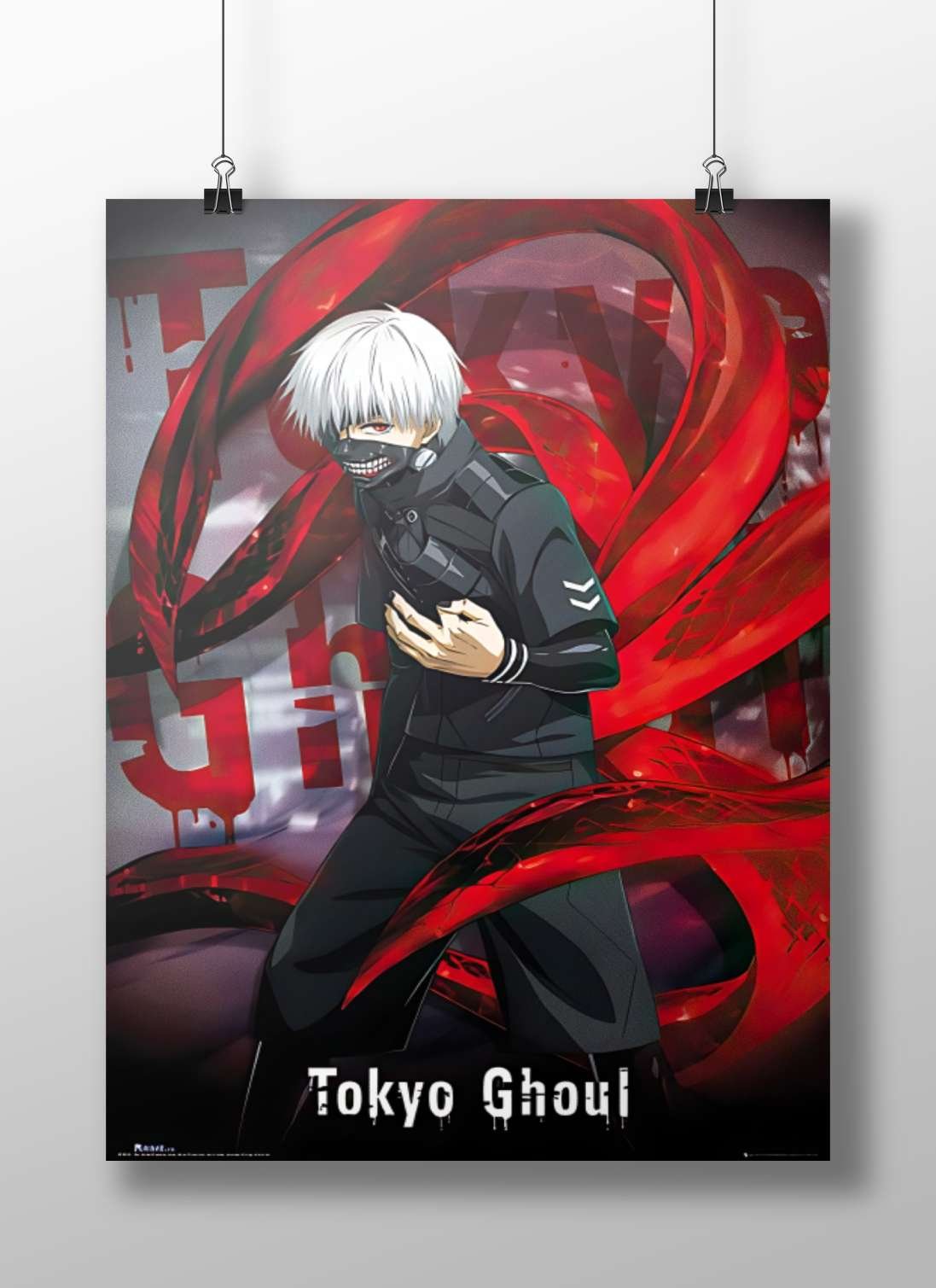Tokyo Ghoul (anime franchise) Main Subject: Tokyo Ghoul (anime franchise) Matte BoizzBoard rigid print — Anime wall art