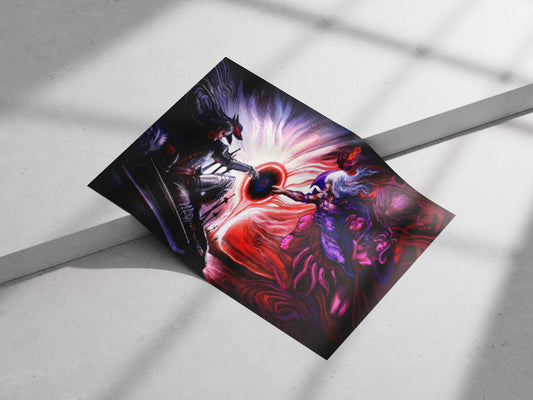 Knight of the Old Blood (Dark Souls II) and Sif (Dark Souls III) from the Dark Souls franchise Main Subject: Knight of the