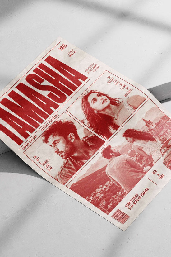 The 2015 film "Tamasha" starring Ranbir Kapoor and Deepika Padukone. Main Subject: The 2015 film "Tamasha" starring Ranbir