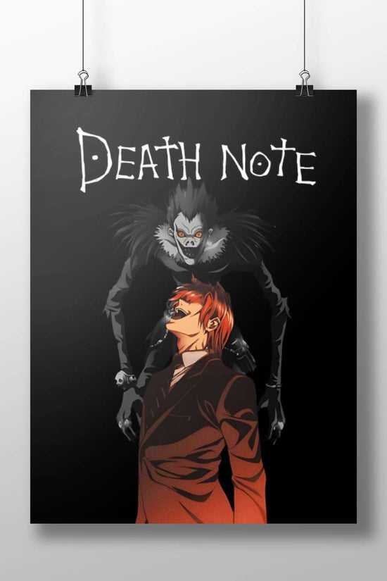 Light Yagami and Ryuk from Death Note franchise Main Subject: Light Yagami and Ryuk from Death Note franchise Matte