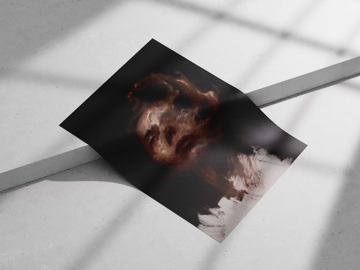 Generic Human Figure Contemporary Noir Matte poster print — Art wall art India | PosterBoizz