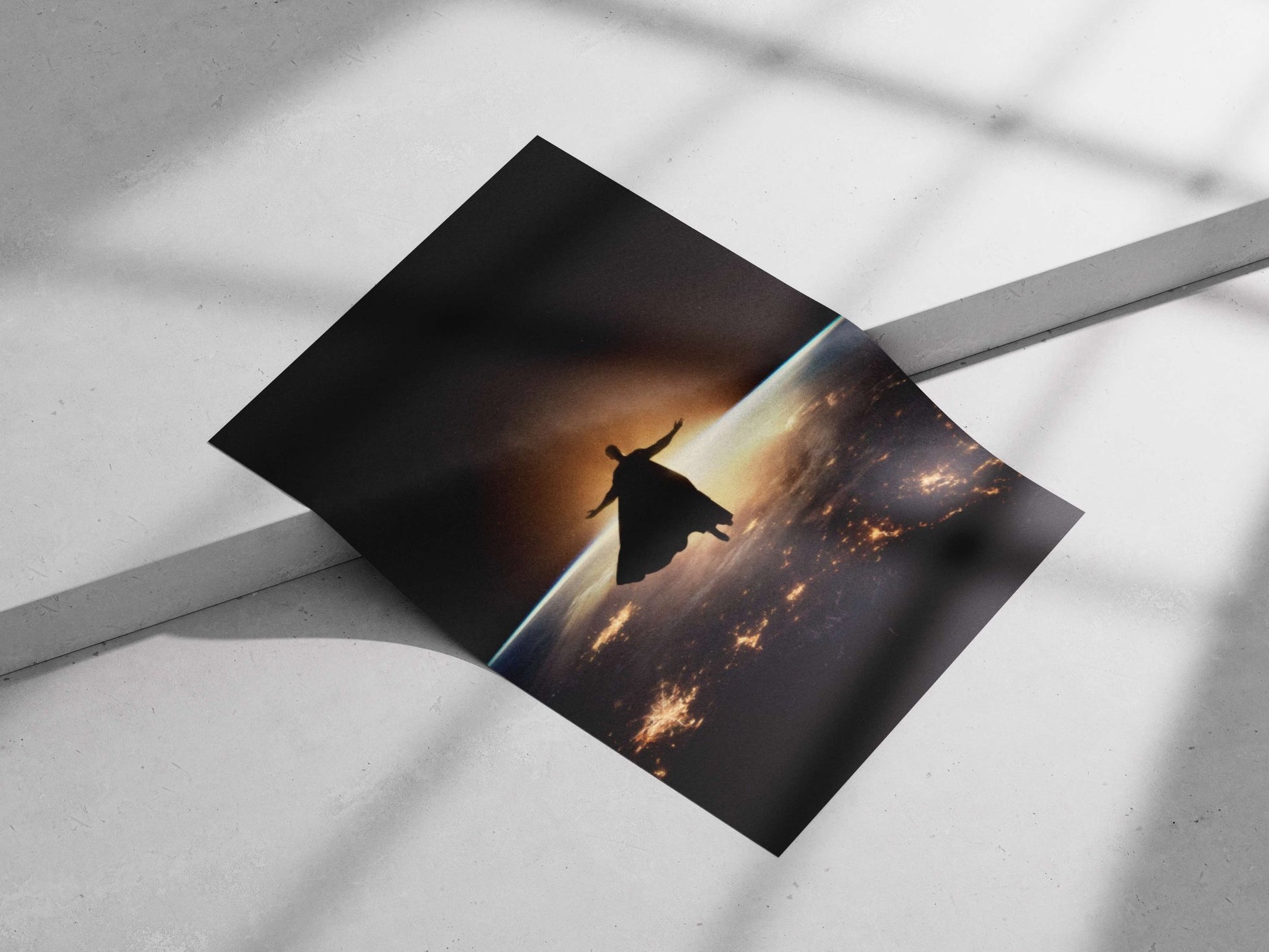 Superman (DC Comics franchise) Main Subject: Superman (DC Comics franchise) Matte poster print — Superhero wall art India |