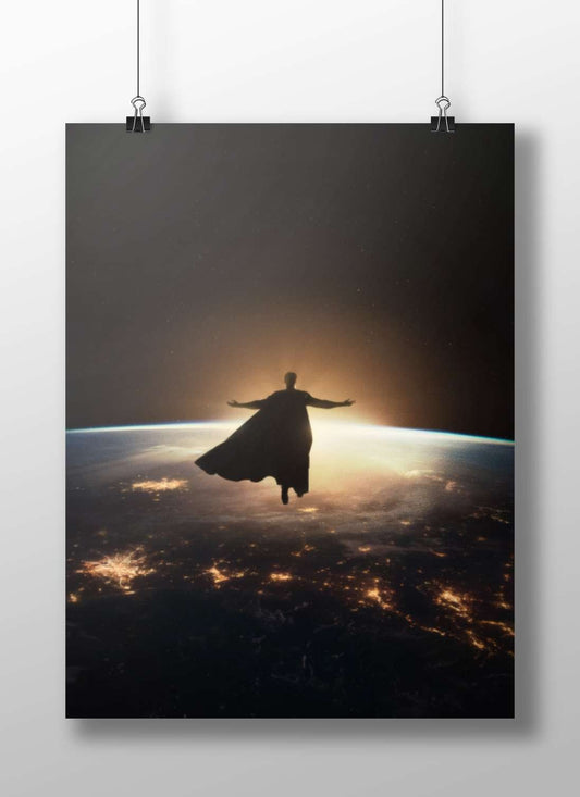 Superman (DC Comics franchise) Main Subject: Superman (DC Comics franchise) Matte BoizzBoard rigid print — Superhero wall