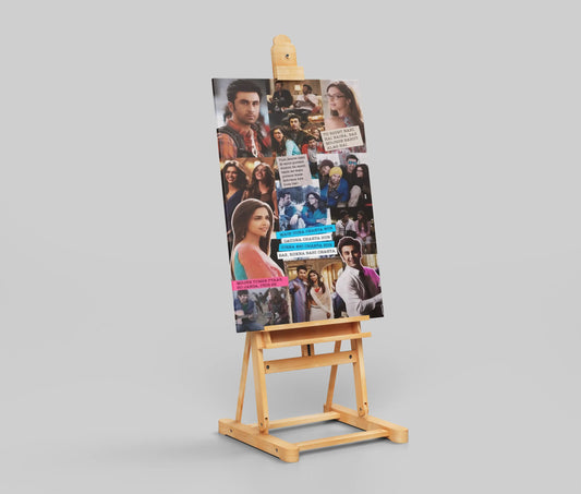 Yeh Jawaani Hai Deewani Poster – Bollywood Dialogue Collage Wall Art | Ranbir & Deepika | YJHD Movie Quote Aesthetic