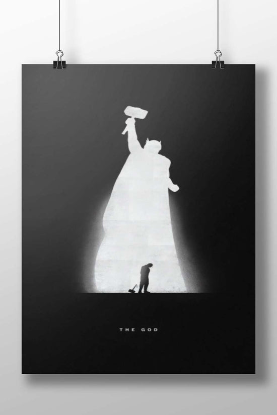 Thor (Marvel Comics) Main Subject: Thor (Marvel Comics) Matte BoizzBoard rigid print — Superhero wall art India | PosterBoizz