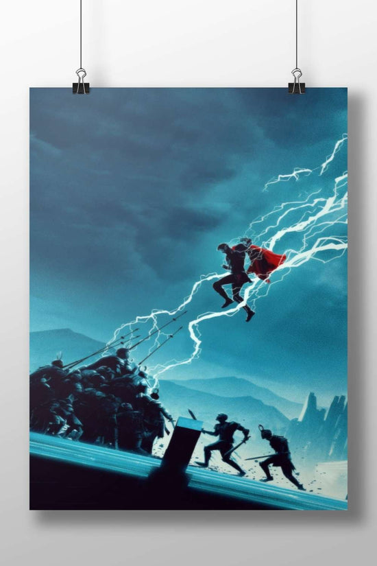 Superman and Batman (DC Universe) Main Subject: Superman and Batman (DC Universe) Matte BoizzBoard rigid print — Superhero