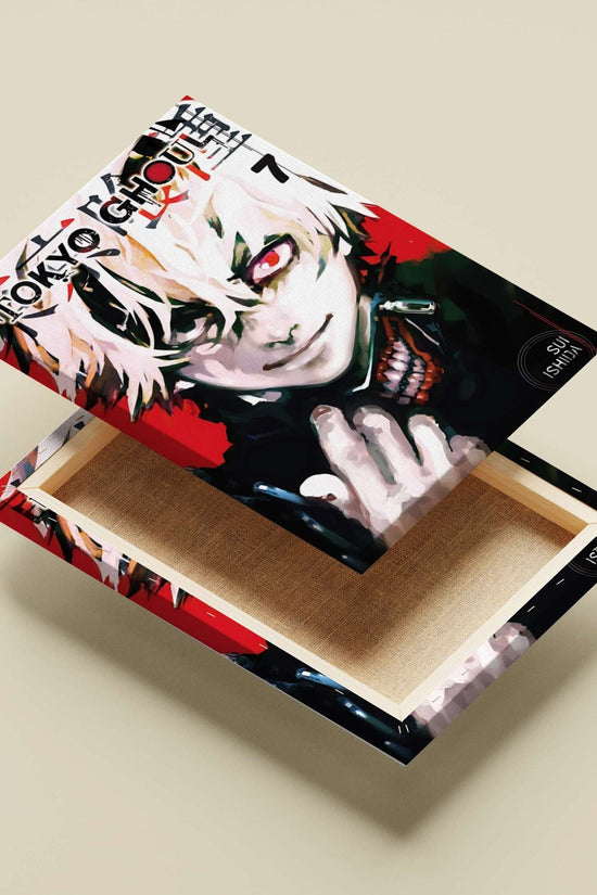 Kaneki Ken from Tokyo Ghoul (volume 7) Main Subject: Kaneki Ken from Tokyo Ghoul (volume 7) Canvas wall art — Anime wall art