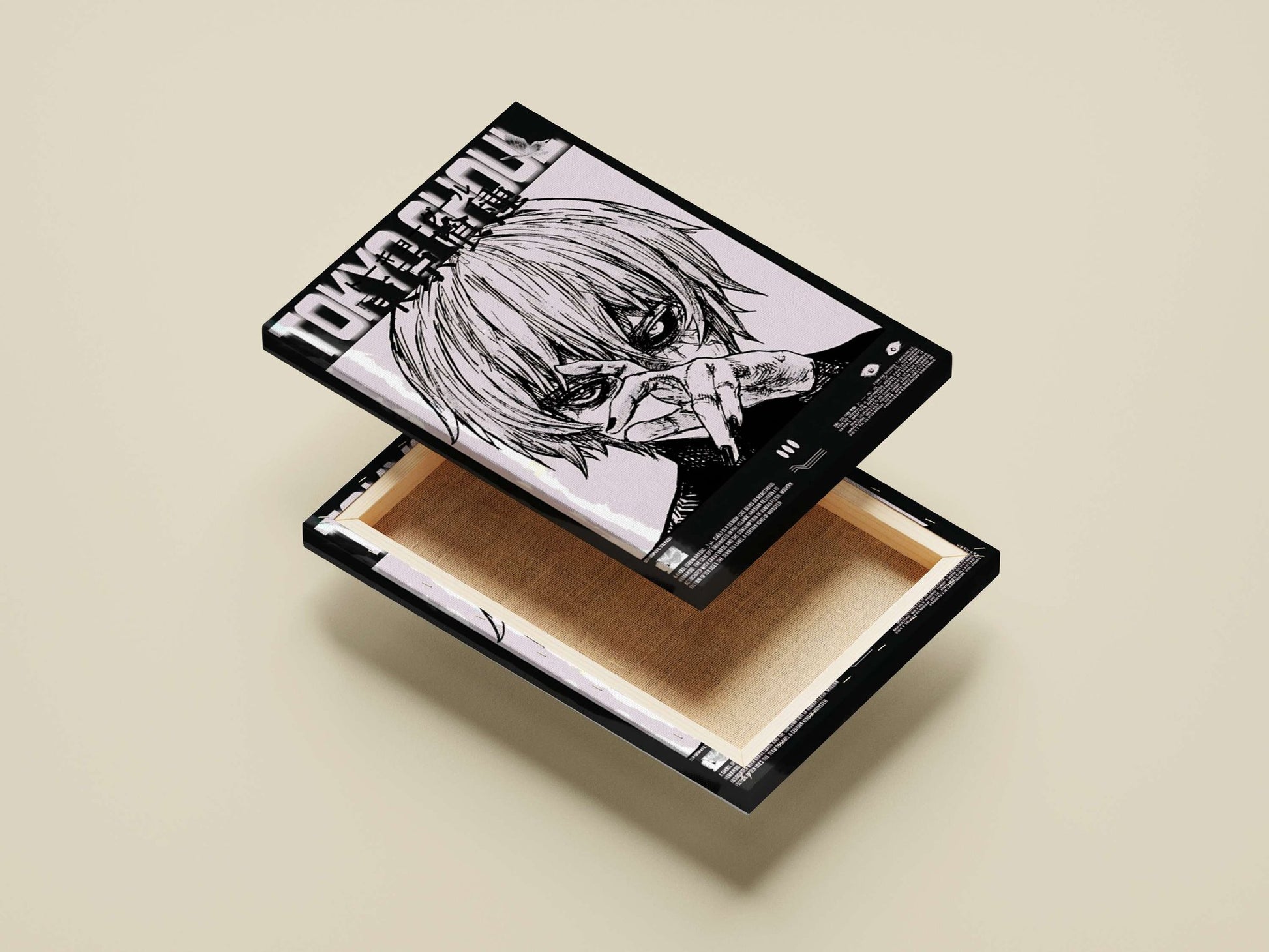 Ken Kaneki from Tokyo Ghoul Main Subject: Ken Kaneki from Tokyo Ghoul Canvas wall art — Anime wall art India | PosterBoizz