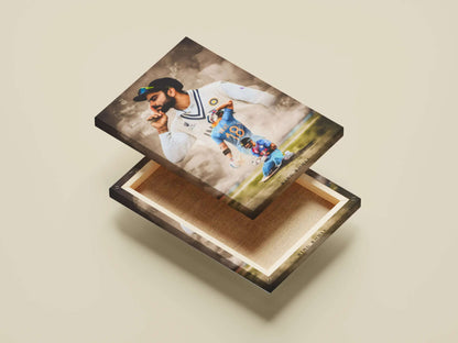 King Kohli Poster – Virat Kohli Cricket Tribute Wall Art