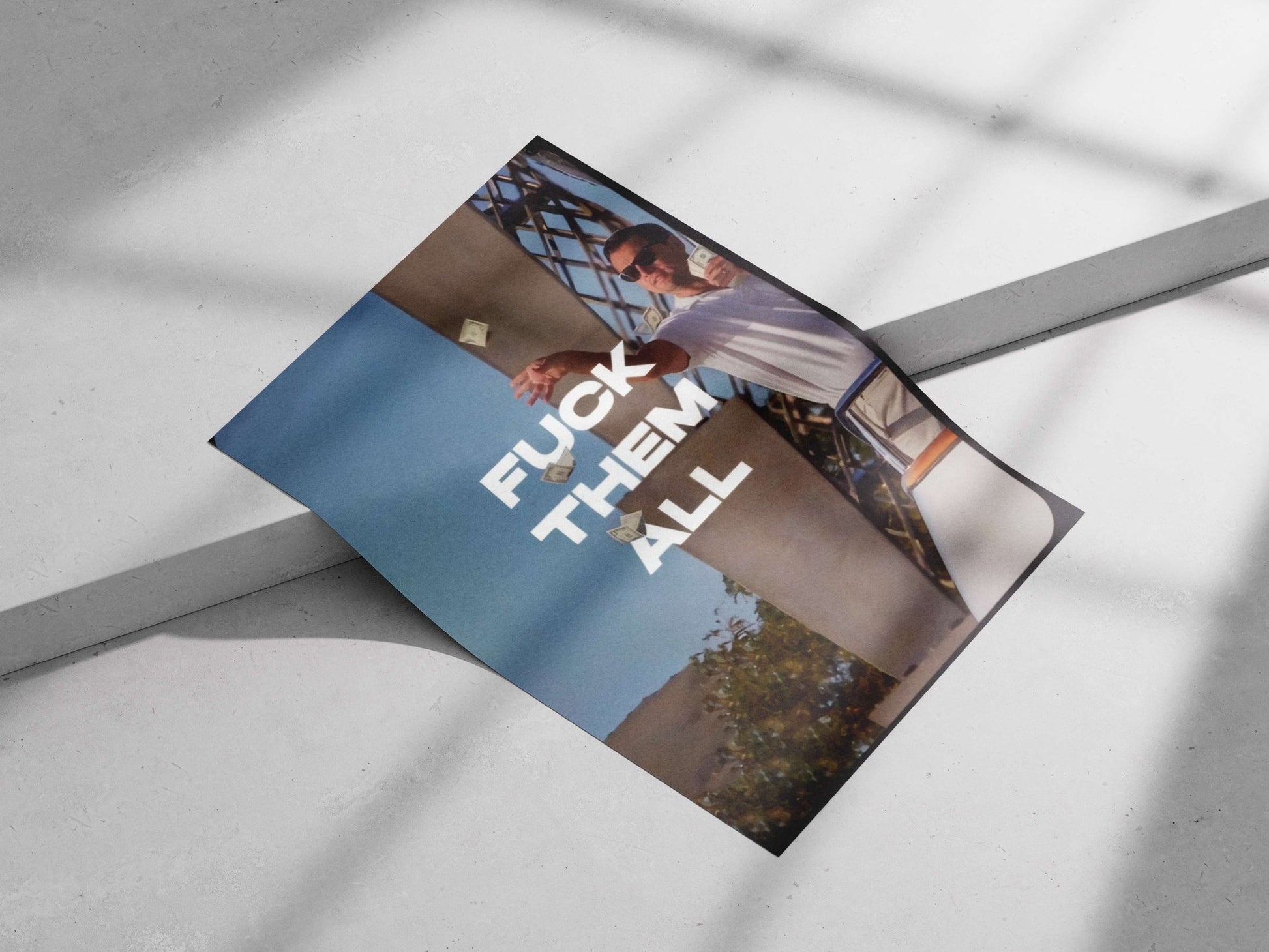 Michael Corleone from The Godfather franchise Main Subject: Michael Corleone from The Godfather franchise Matte poster print