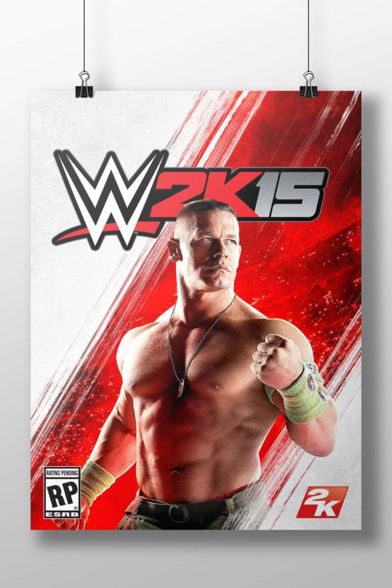 The Rock (Dwayne Johnson) from WWE 2K15 Main Subject: The Rock (Dwayne Johnson) from WWE 2K15 Matte BoizzBoard rigid print —