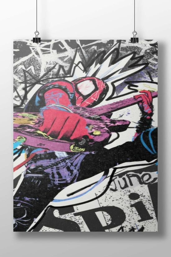 Spider-Man (Marvel) Main Subject: Spider-Man (Marvel) Matte BoizzBoard rigid print — Superhero wall art India | PosterBoizz