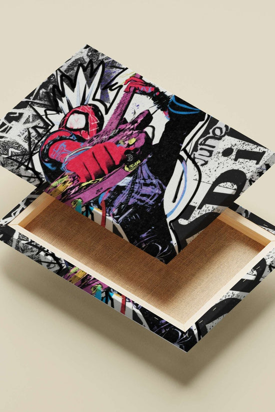 Spider-Man (Marvel) Main Subject: Spider-Man (Marvel) Canvas wall art — Superhero wall art India | PosterBoizz