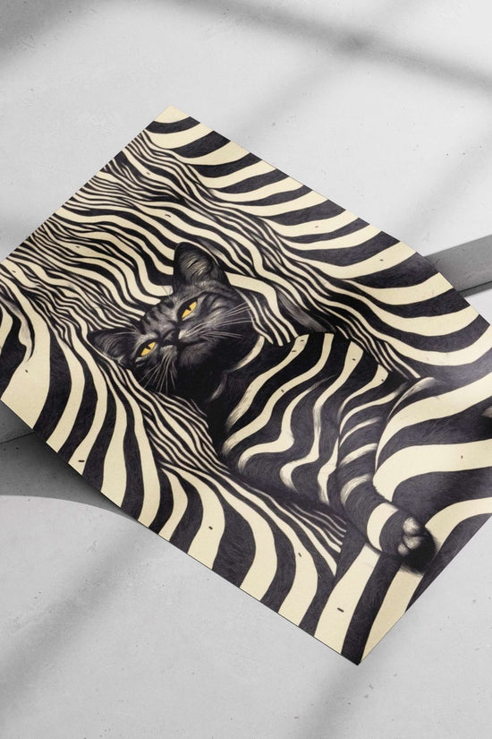 Cat Pop Art Matte poster print — Art wall art India | PosterBoizz