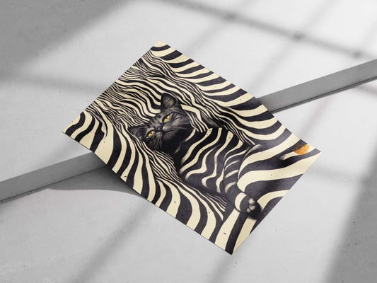 Cat Pop Art Matte poster print — Art wall art India | PosterBoizz