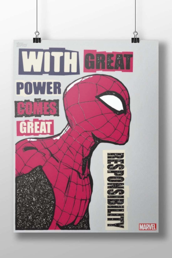 Spider-Man (Marvel) Main Subject: Spider-Man (Marvel) Matte BoizzBoard rigid print — Superhero wall art India | PosterBoizz