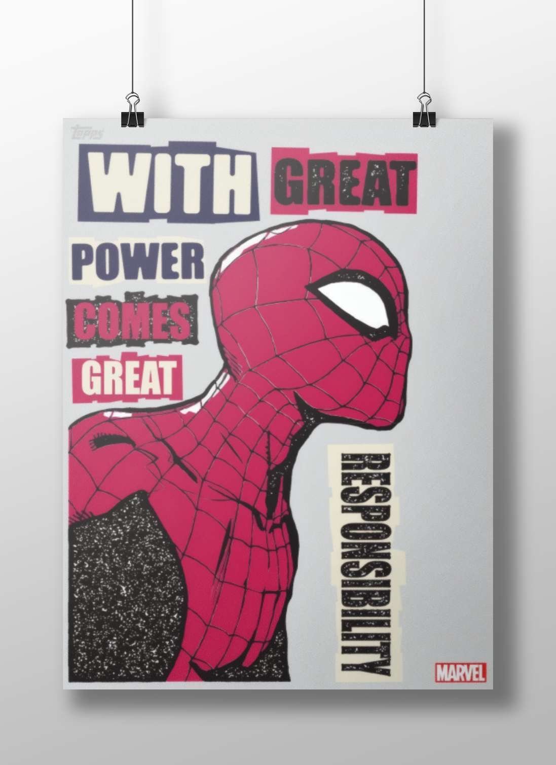 Spider-Man (Marvel) Main Subject: Spider-Man (Marvel) Matte BoizzBoard rigid print — Superhero wall art India | PosterBoizz