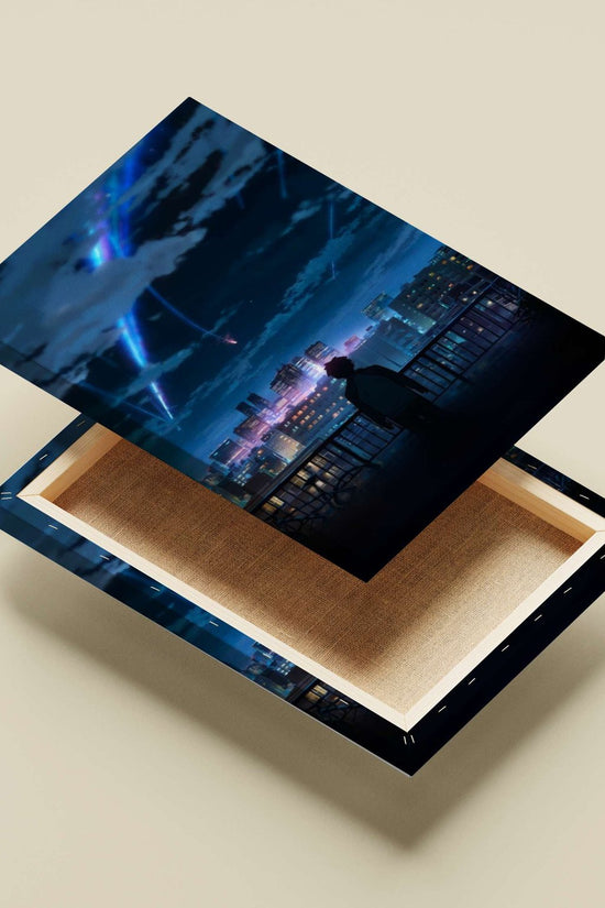 The anime film "Your Name" (Kimi no Na wa) Main Subject: The anime film "Your Name" (Kimi no Na wa) Canvas wall art — Anime