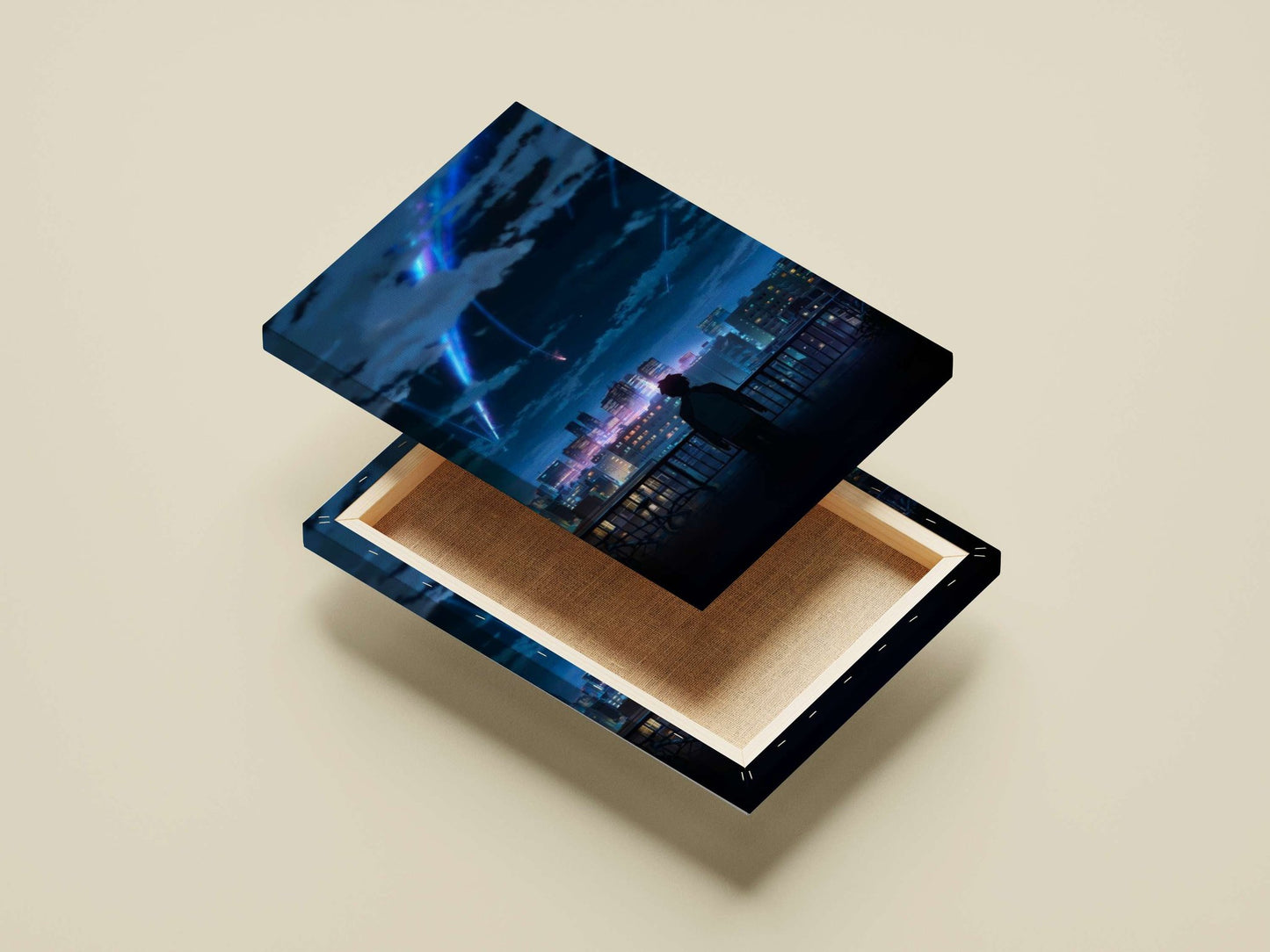 The anime film "Your Name" (Kimi no Na wa) Main Subject: The anime film "Your Name" (Kimi no Na wa) Canvas wall art — Anime
