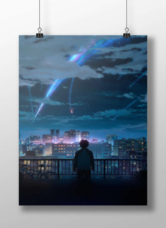 The anime film "Your Name" (Kimi no Na wa) Main Subject: The anime film "Your Name" (Kimi no Na wa) Matte BoizzBoard rigid