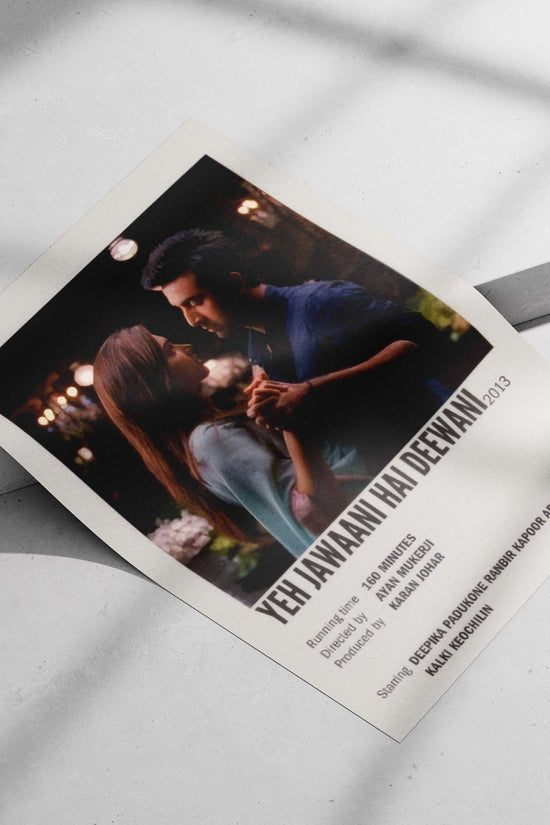 Yeh Jawaani Hai Deewani (2013) Main Subject: Yeh Jawaani Hai Deewani (2013) Matte poster print — Bollywood wall art India |