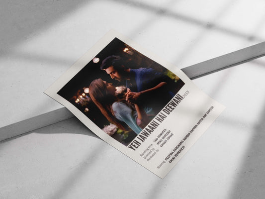 Yeh Jawaani Hai Deewani (2013) Main Subject: Yeh Jawaani Hai Deewani (2013) Matte poster print — Bollywood wall art India |