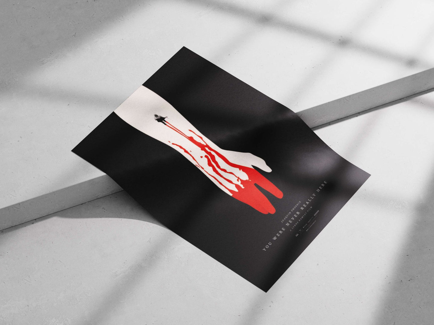 YOU WERE NEVER REALLY HERE (film title) Main Subject: YOU WERE NEVER REALLY HERE (film title) Matte poster print — Bollywood