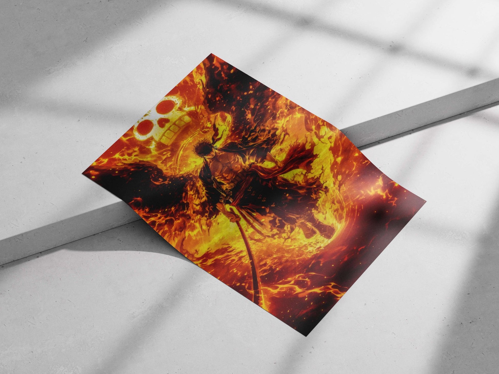 Roronoa Zoro (One Piece) Main Subject: Roronoa Zoro (One Piece) Matte poster print — Anime wall art India | PosterBoizz