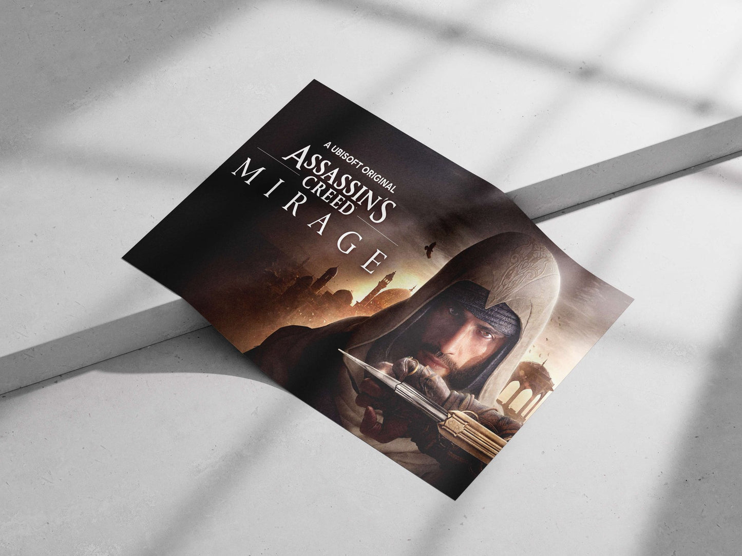 Assassin's Creed Mirage Main Subject: Assassin's Creed Mirage Matte poster print — Gaming wall art India | PosterBoizz
