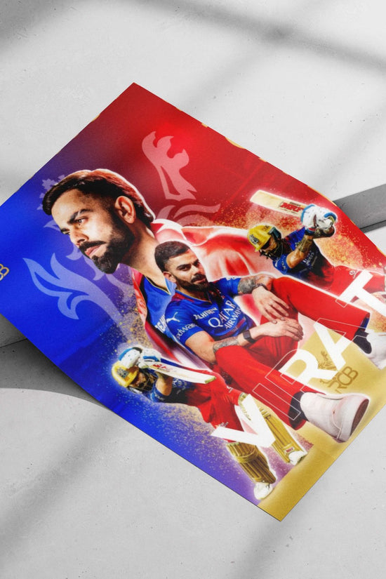 Virat Kohli (cricketer for Royal Challengers Bangalore) Virat Kohli - Cricket Legend Poster