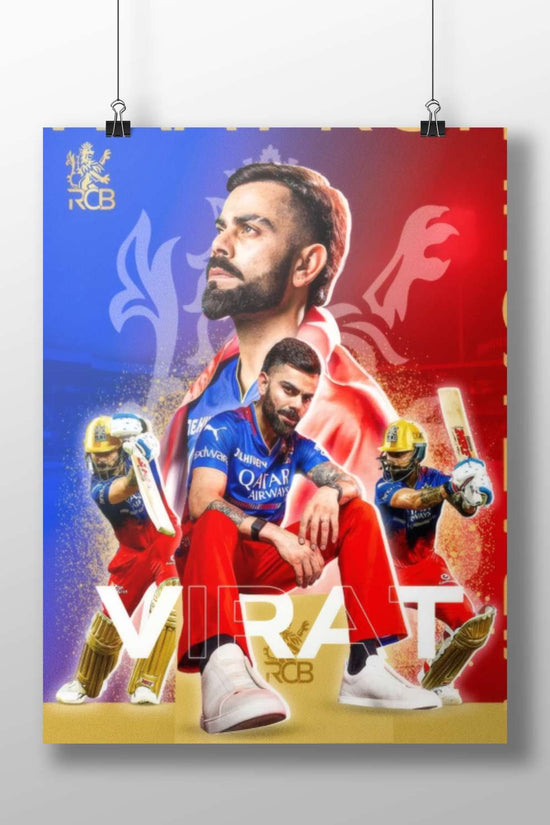 Virat Kohli (cricketer for Royal Challengers Bangalore) Virat Kohli - Cricket Legend Poster