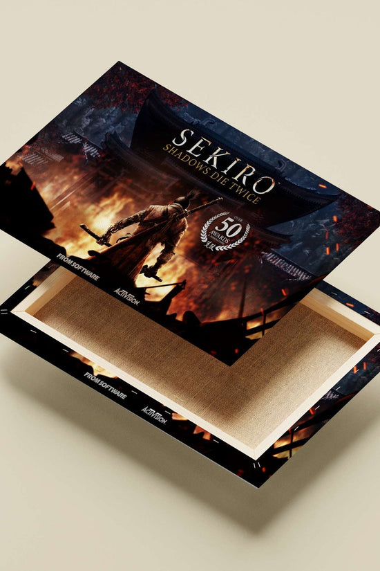 Sekiro: Shadows Die Twice Main Subject: Sekiro: Shadows Die Twice Canvas wall art — Gaming wall art India | PosterBoizz