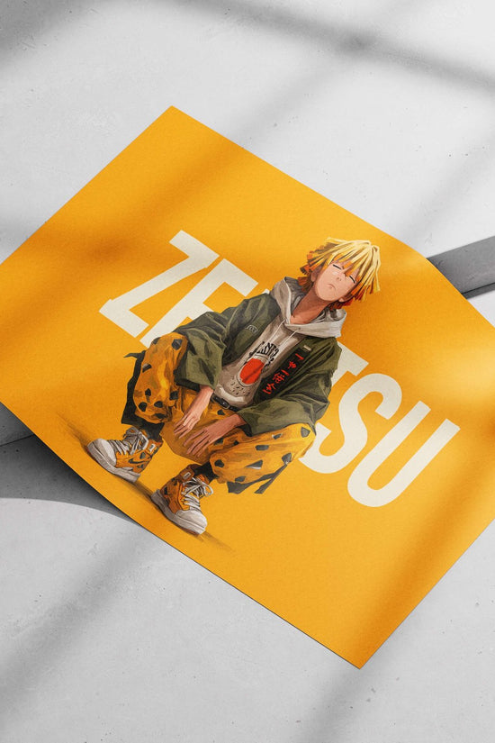 Izuku Midoriya (Deku) from My Hero Academia Main Subject: Izuku Midoriya (Deku) from My Hero Academia Matte poster print —