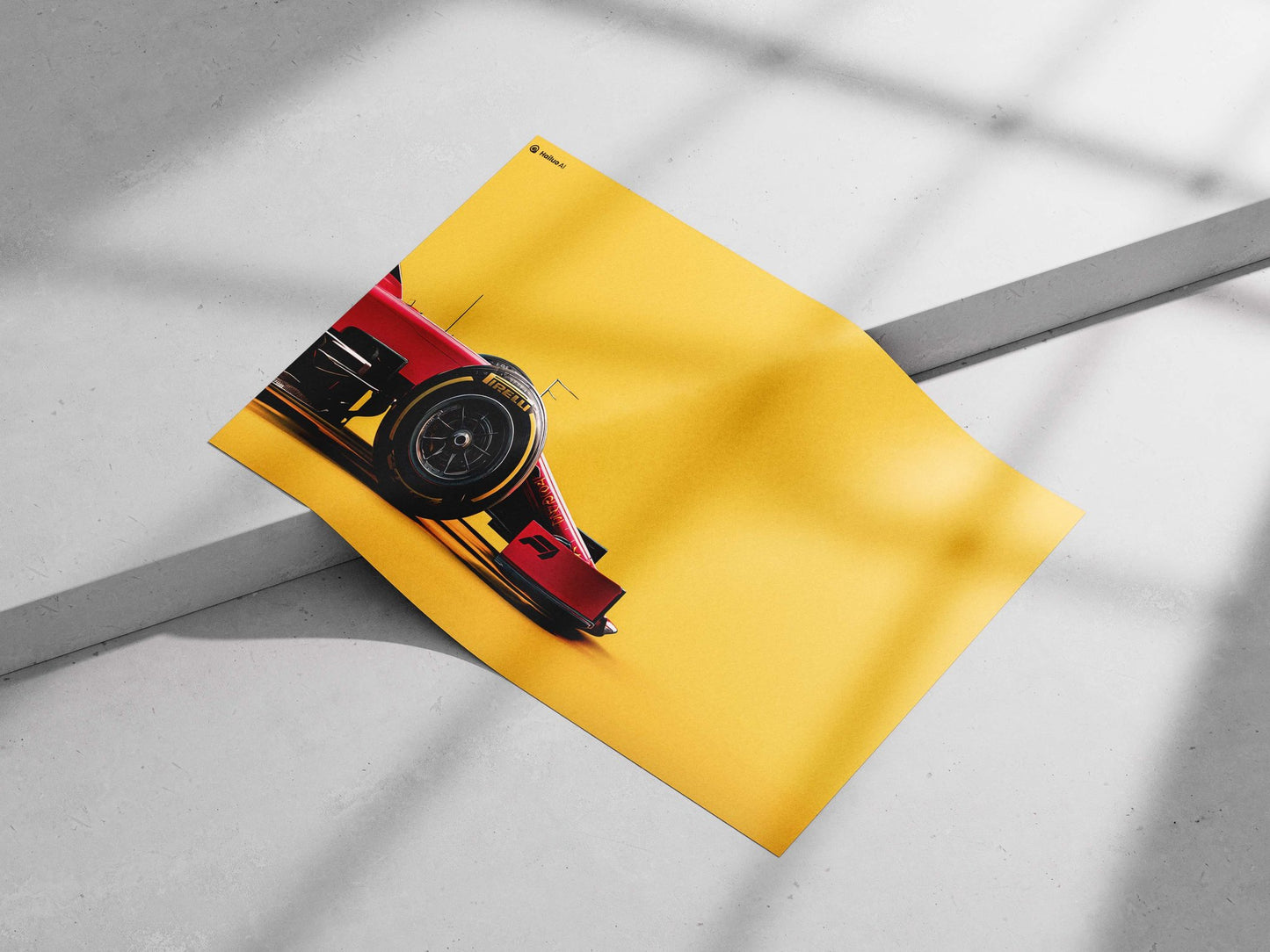 Scuderia Ferrari Formula 1 racing car Main Subject: Scuderia Ferrari Formula 1 racing car Matte poster print — Cars wall art