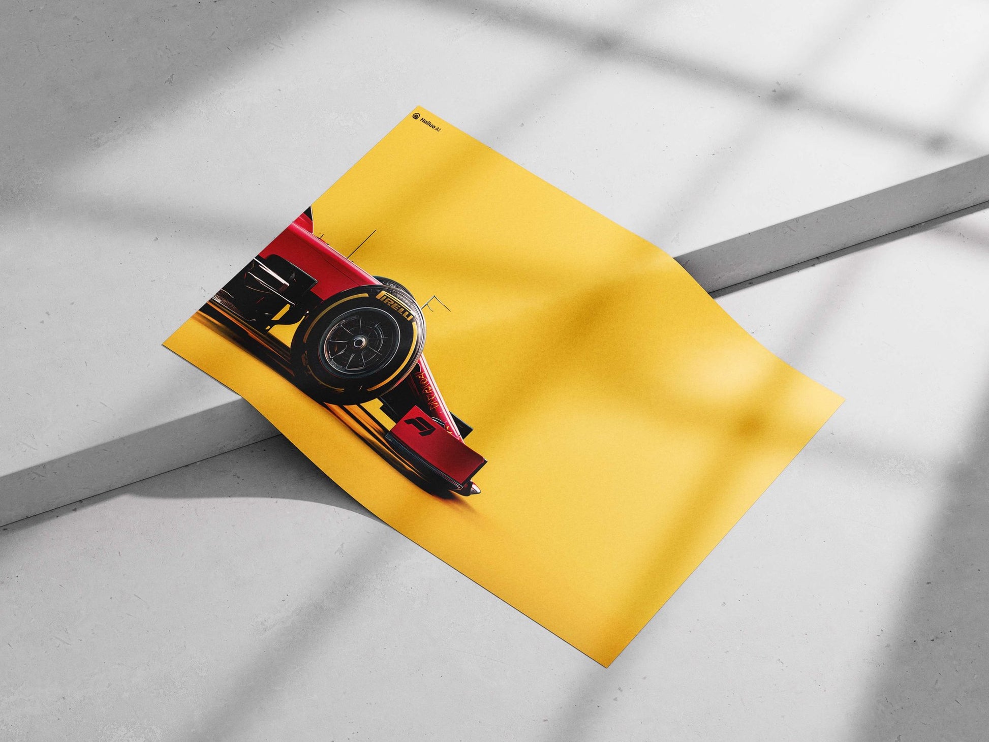 Scuderia Ferrari Formula 1 racing car Main Subject: Scuderia Ferrari Formula 1 racing car Matte poster print — Cars wall art
