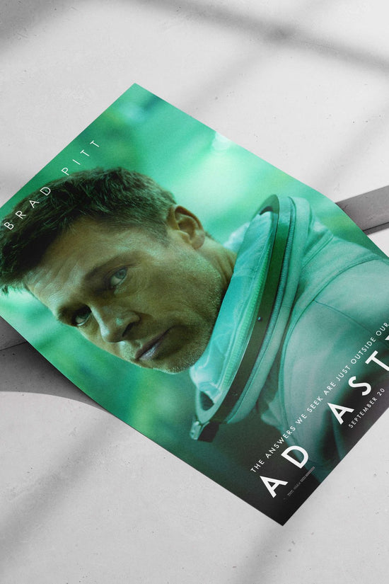 Brad Pitt as the lead in Ad Astra (movie) Brad Pitt - Ad Astra Poster
