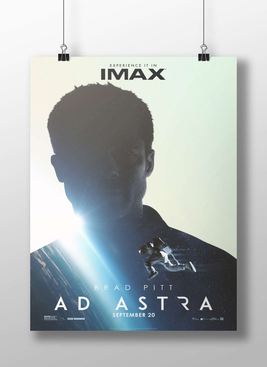 Ad Astra (the movie) Ad Astra - Astronaut'S Journey Poster