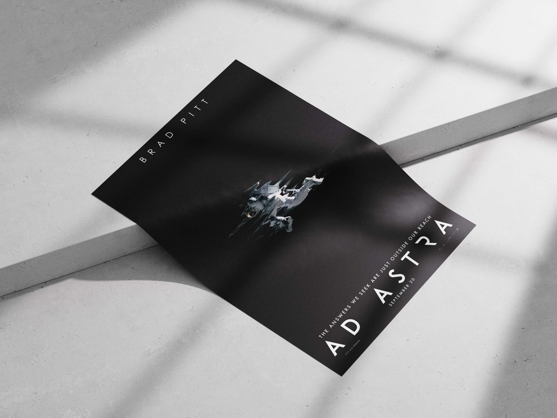 Ad Astra - Deep Space Noir Poster