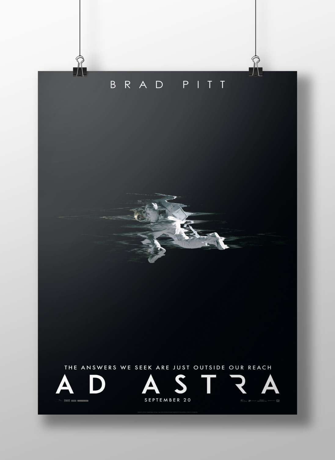 Ad Astra - Deep Space Noir Poster