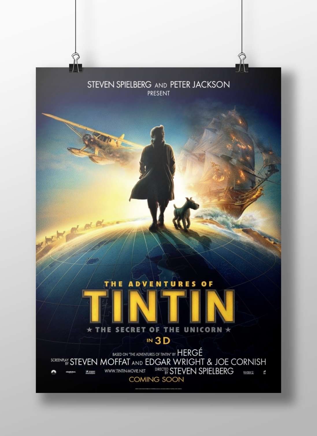 The Adventures of Tintin franchise (by Hergé) Tintin - Adventure Begins Poster