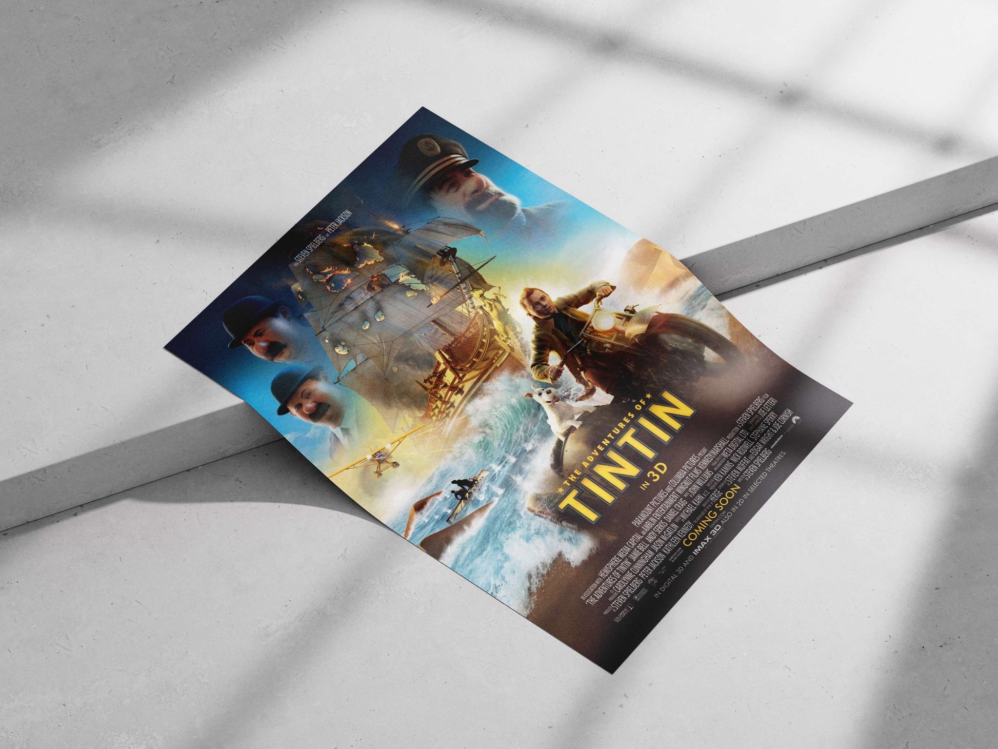 The Adventures Of Tintin - Mystery In The Red Sea Poster