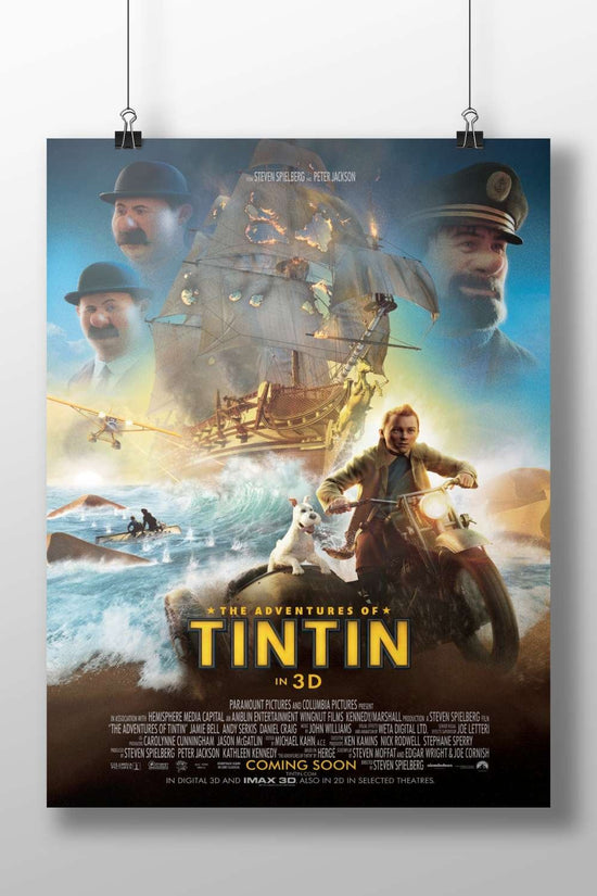 The Adventures Of Tintin - Mystery In The Red Sea Poster