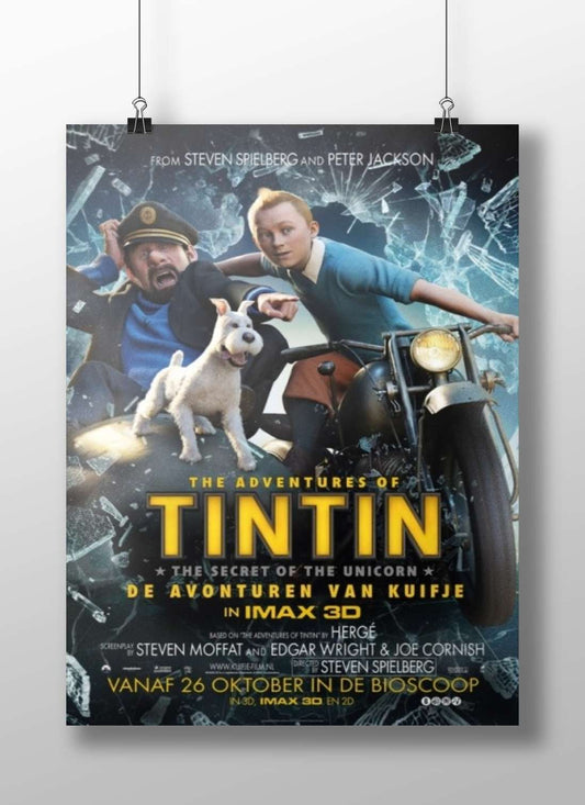 The Adventures of Tintin (franchise) The Adventures Of Tintin - Journey To The Unknown Poster
