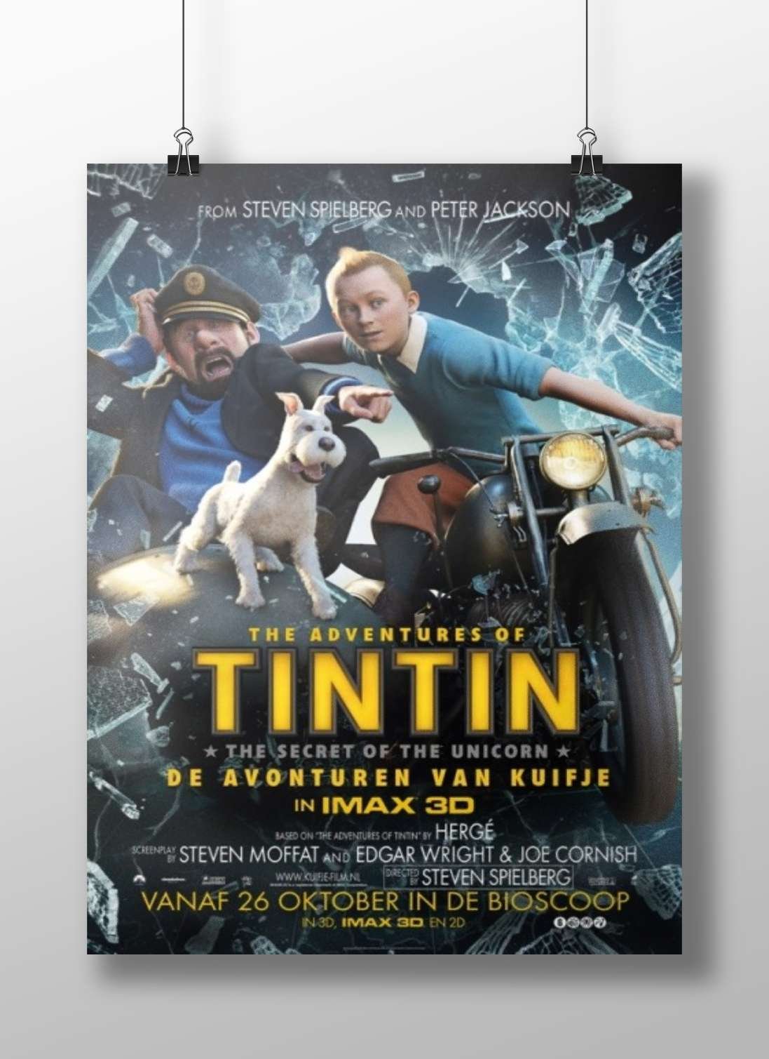 The Adventures of Tintin (franchise) The Adventures Of Tintin - Journey To The Unknown Poster
