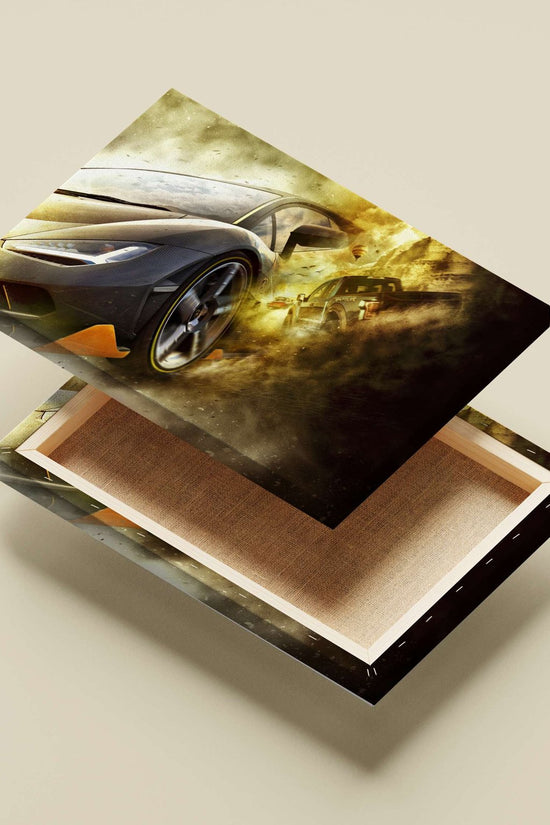 Lamborghini Huracan Main Subject: Lamborghini Huracan Canvas wall art — Cars wall art India | PosterBoizz