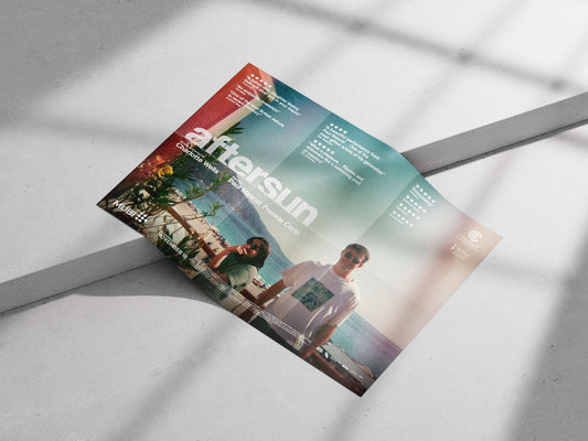 Aftersun (the film written & directed by Charlotte Wells, starring Paul Mescal and Frankie Corio)