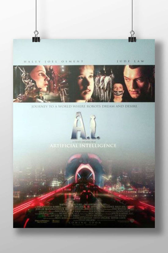 A.I. Artificial Intelligence A.I. - Digital Dream Pop Art Poster